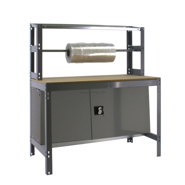 Bancada de Trabalho SIMONWORK BT4 CABINET 900 Cinzento/Madeira - 1445 x 910 x 760 mm