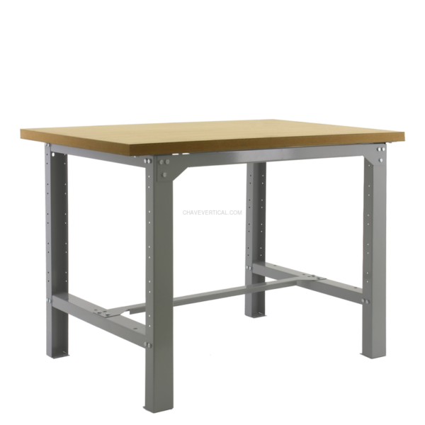 Bancada de Trabalho SIMONWORK BT6 MDF 1500X750 Cinzento/Madeira - 865 x 1500 x 750 mm