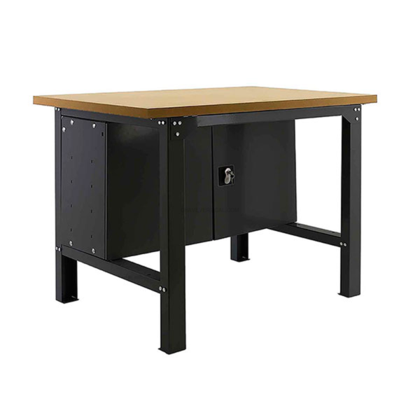 Bancada de Trabalho SIMONWORK BT6 MDF CABINET 1800 Antracite/Madeira - 865 x 1800 x 750 mm