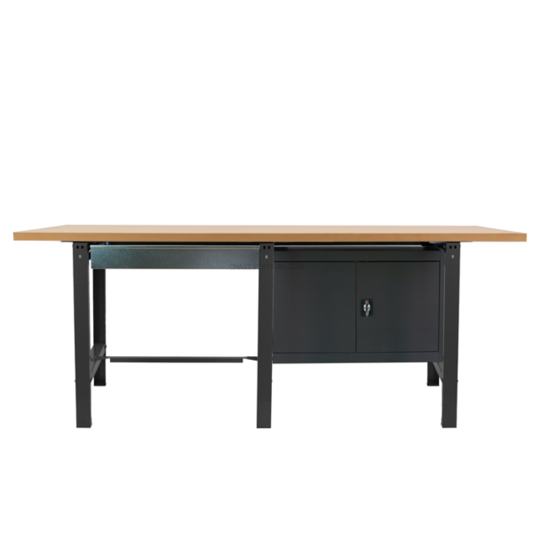 Bancada de Trabalho SIMONWORK BT6 MDF TANDEM 1BOX 1CAB 2100 ANTRA/MADE - 865 x 2100 x 750 mm