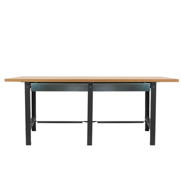 Bancada de Trabalho SIMONWORK BT6 MDF TANDEM 2BOX 2100 Antracite/Madeira - 865 x 2100 x 750 mm