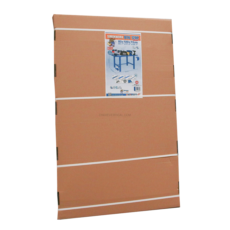 Bancada de Trabalho SIMONWORK BT6 METAL 1200 AZUL - 830 x 1200 x 730 mm