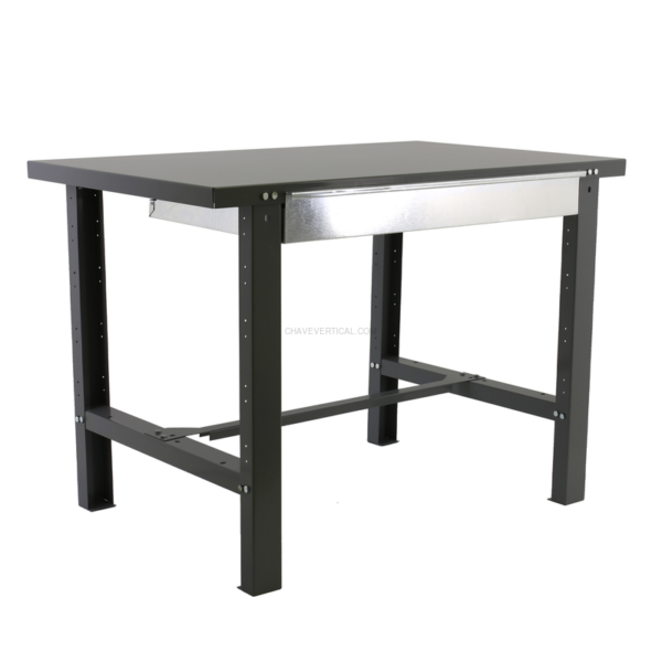 Bancada de Trabalho SIMONWORK BT6 METAL 1BOX 1200X735 Antracite - 830 x 1200 x 730 mm