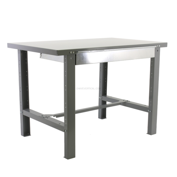 Bancada de Trabalho SIMONWORK BT6 METAL 1BOX 1500X735 Cinzento - 830 x 1500 x 730 mm