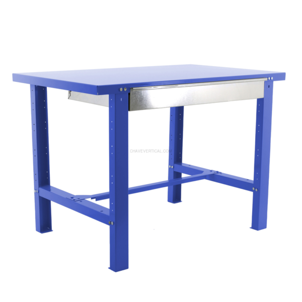 Bancada de Trabalho SIMONWORK BT6 METAL 1BOX 1800X735 AZUL - 830 x 1800 x 730 mm