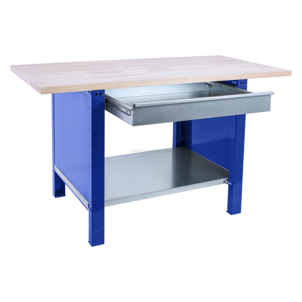 Bancada de Trabalho SIMONWORK BT6 PRO LAMINATE 1BOX 1200 AZUL/HAYA - 865 x 1200 x 750 mm