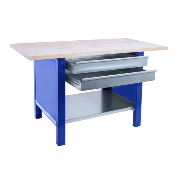 Bancada de Trabalho SIMONWORK BT6 PRO LAMINATE 2BOX 1800 AZUL/HAYA - 865 x 1800 x 750 mm