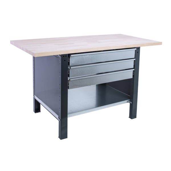 Bancada de Trabalho SIMONWORK BT6 PRO LAMINATE 3BOX 1800 Antracite/HA - 865 x 1800 x 750 mm