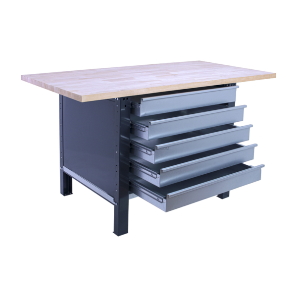 Bancada de Trabalho SIMONWORK BT6 PRO LAMINATE 5BOX 1500 Antracite/HA - 865 x 1500 x 750 mm