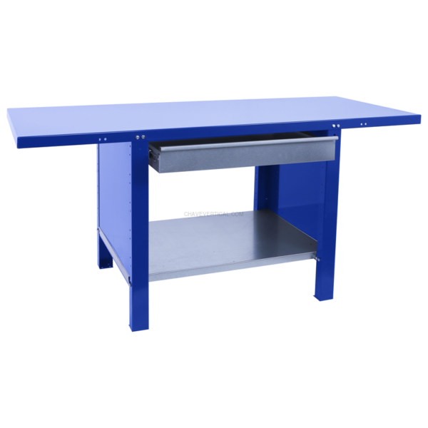 Bancada de Trabalho SIMONWORK BT6 PRO METAL 1BOX 1500 AZUL - 830 x 1500 x 730 mm