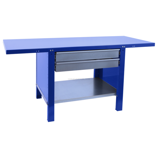 Bancada de Trabalho SIMONWORK BT6 PRO METAL 2BOX 1200 AZUL - 830 x 1200 x 730 mm