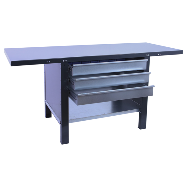 Bancada de Trabalho SIMONWORK BT6 PRO METAL 3BOX 1200 Antracite - 830 x 1200 x 730 mm