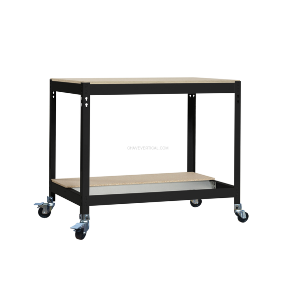 Bancada de Trabalho SIMONWORK Móvel BT0 1500 Antracite/Madeira - 917 x 1510 x 760 mm