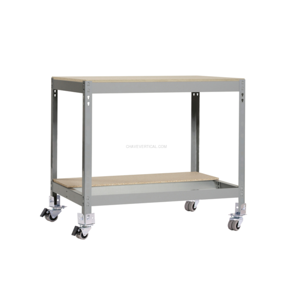 Bancada de Trabalho SIMONWORK Móvel BT0 900 Cinzento/Madeira - 917 x 910 x 610 mm