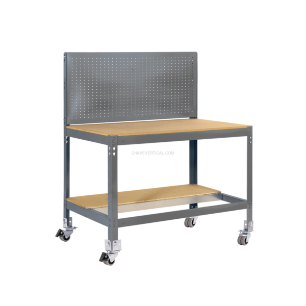 Bancada de Trabalho SIMONWORK Móvel BT2 1500 Cinzento/Madeira - 1520 x 1510 x 610 mm