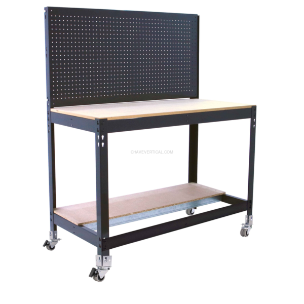 Bancada de Trabalho SIMONWORK Móvel BT2 900 Antracite/Madeira - 1520 x 910 x 610 mm