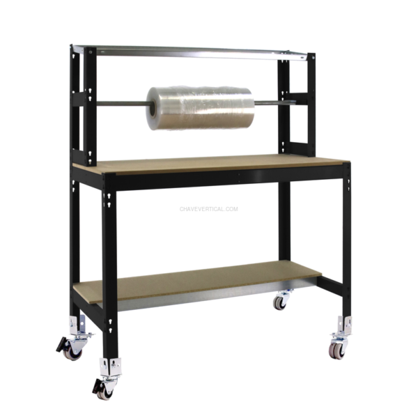 Bancada de Trabalho SIMONWORK Móvel BT4 1200 Antracite/Madeira - 1520 x 1210 x 760 mm