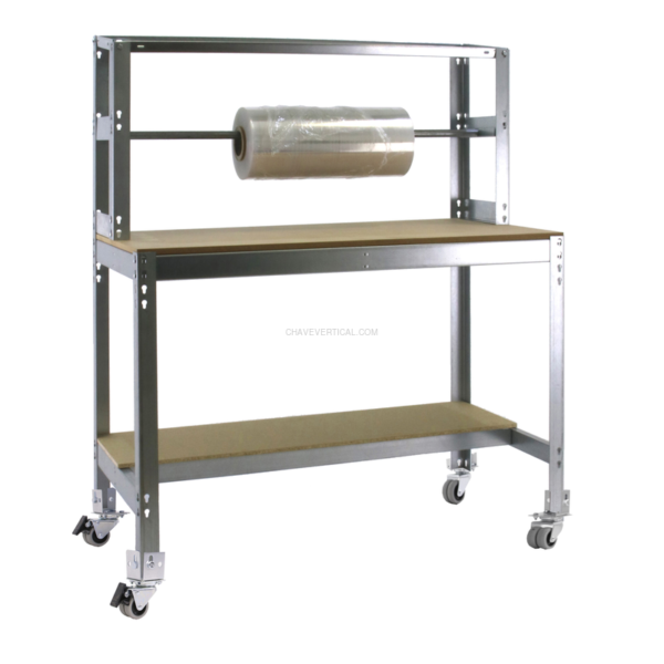 Bancada de Trabalho SIMONWORK Móvel BT4 1200 Galvanizado/Madeira - 1520 x 1210 x 760 mm