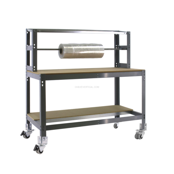 Bancada de Trabalho SIMONWORK Móvel BT4 1500 Cinzento/Madeira - 1520 x 1510 x 760 mm