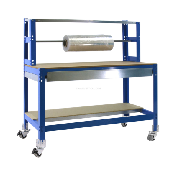 Bancada de Trabalho SIMONWORK Móvel BT4 BOX 1200 AZUL/Madeira - 1520 x 1210 x 760 mm