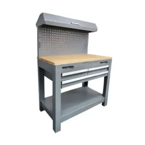 Bancada de Trabalho HEAVYWARE HMWT3 150 kg com Painel e 3 Gavetas