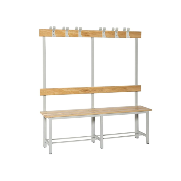 Banco de Vestiário SIMONBENCH Desmontado Duplo Sem Prateleira 12/1500 - 1500 x 1600 x 670 mm