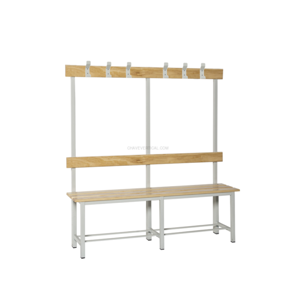 Banco de Vestiário SIMONBENCH Desmontado SIMPLE Sem Prateleira 6/1500 - 1500 x 1600 x 350 mm