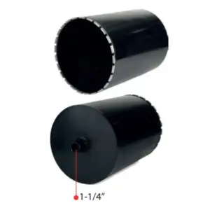 Broca Craneana Diamantada Laser POWERED 107×450 mm 1-1/4″ UNC