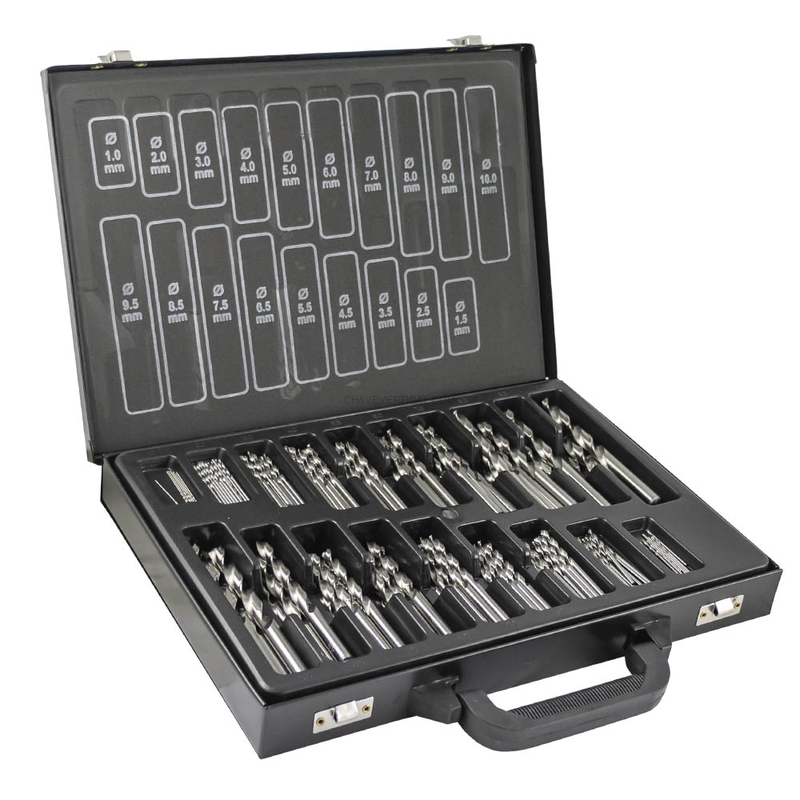 Broca Espiral Set Hss 4341, 1-10 MM JBM