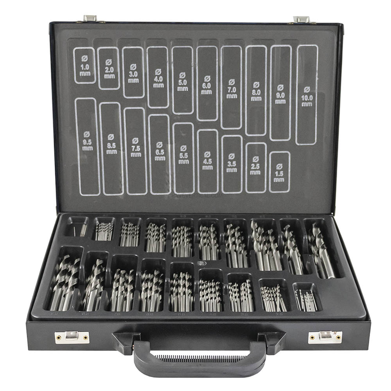 Broca Espiral Set Hss 4341, 1-10 MM JBM