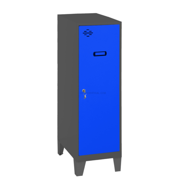 Cacifo Metálico SIMONLOCKER Desmontado Individual MINI 915X300X500 + Pé AN/Azul - 1015 x 300 x 500 mm