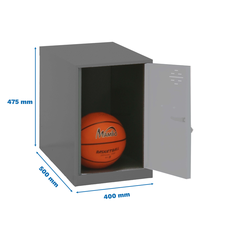 Cacifo Metálico SIMONLOCKER Desmontado MINI 475X400X500 mm ANT/Cinzento
