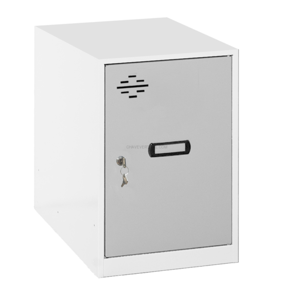 Cacifo Metálico SIMONLOCKER Desmontado MINI 475X400X500 mm BLA/Cinzento