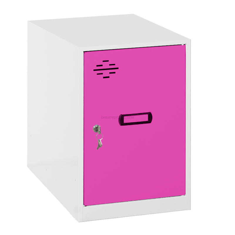 Cacifo Metálico SIMONLOCKER Desmontado MINI 475X400X500 mm BLA/ROS