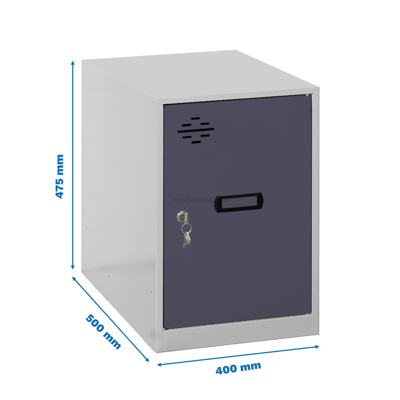Cacifo Metálico SIMONLOCKER Desmontado MINI 475X400X500 mm Cinzento/ANT