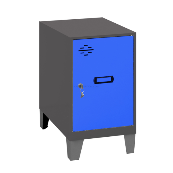 Cacifo Metálico SIMONLOCKER Desmontado MINI 475X400X500 + Pés ANT/AZU - 575 x 400 x 500 mm