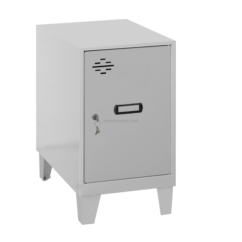 Cacifo Metálico SIMONLOCKER Desmontado MINI 475X400X500 + Pés Cinzento - 575 x 400 x 500 mm