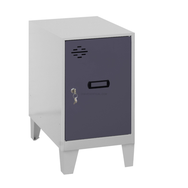 Cacifo Metálico SIMONLOCKER Desmontado MINI 475X400X500 + Pés Cinzento/ANT - 575 x 400 x 500 mm