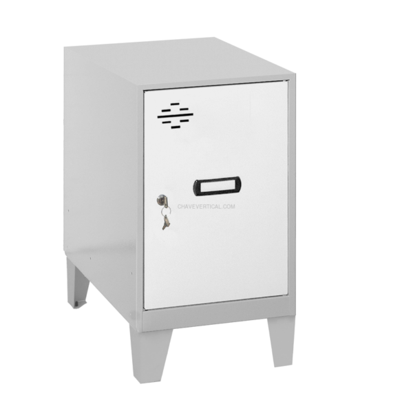 Cacifo Metálico SIMONLOCKER Desmontado MINI 475X400X500 + Pés Cinzento/BCO - 575 x 400 x 500 mm