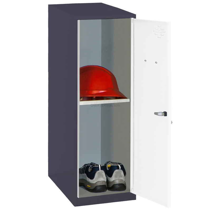 Cacifo Metálico SIMONLOCKER Desmontado MINI + BAN. 915X400X500 mm AN/Branco