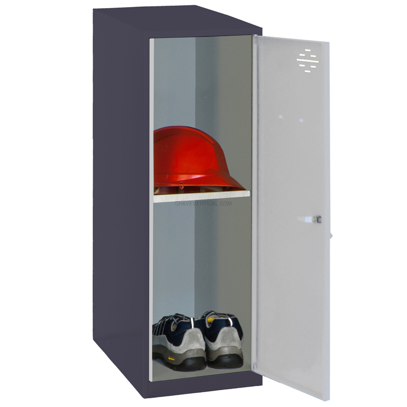 Cacifo Metálico SIMONLOCKER Desmontado MINI + BAN. 915X400X500 mm AN/Cinzento