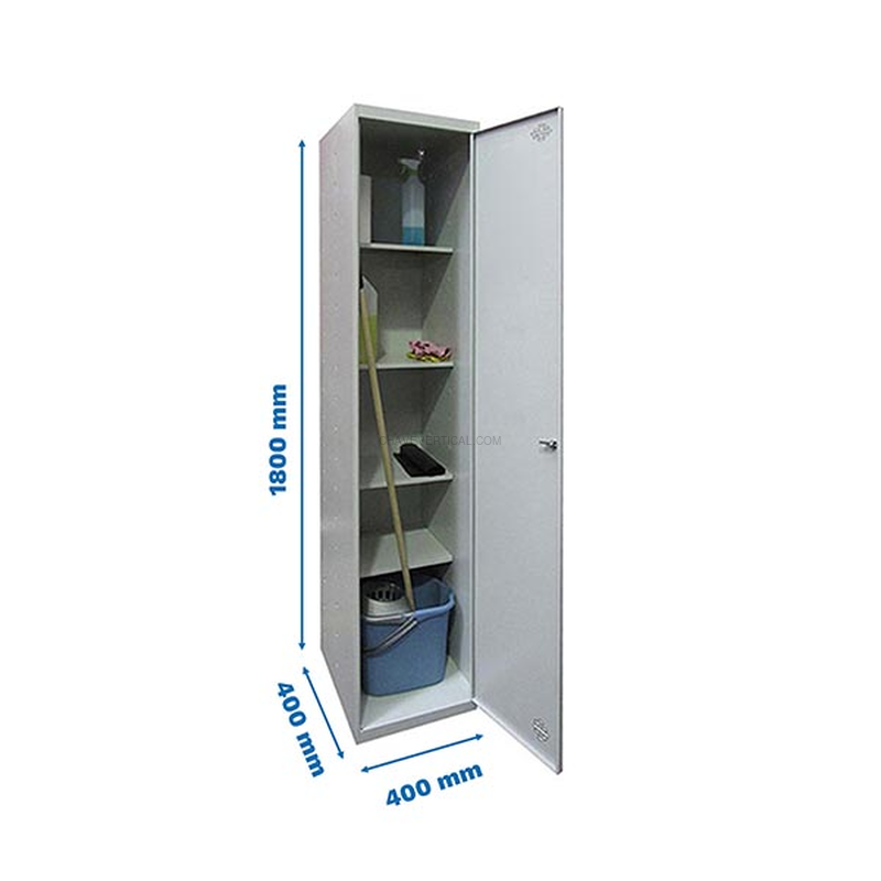 Cacifo Metálico SIMONLOCKER DIY CLEANING 180X40X40 1/4 Cinzento - 1800 x 400 x 400 mm