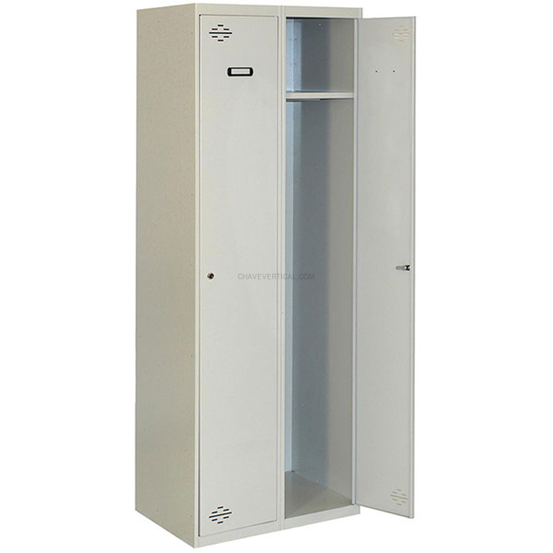 Cacifo Metálico SIMONLOCKER DIY Individual 2/2 300 (600) Cinzento - 1800 x 600 x 500 mm