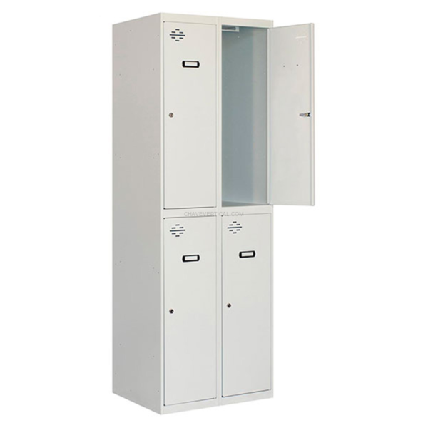 Cacifo Metálico SIMONLOCKER DIY TANDEM 2/4 300 (600) Cinzento - 1800 x 600 x 500 mm