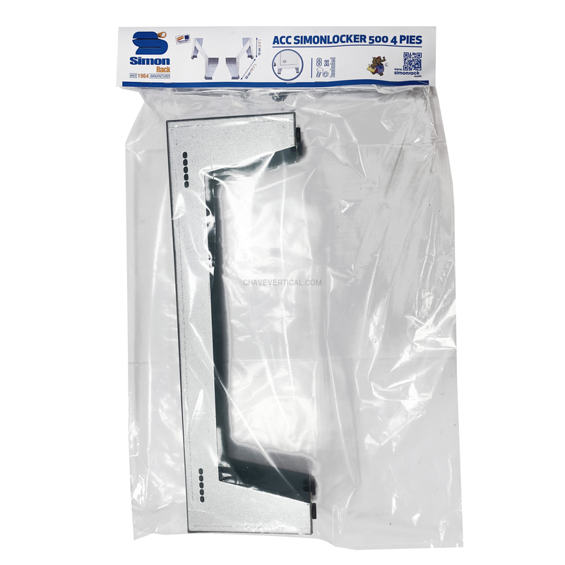 Cacifo Metálico SIMONLOCKER Estrutura 4 Pés 600X500 mm - 140 x 600 x 470 mm