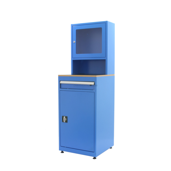 Armário Metálico SIMON RACK Simonlocker Montado Computer 1700x560x570 mm Azul 1 Porta