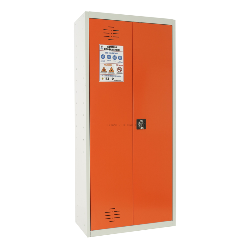Cacifo Metálico SIMONLOCKER Montado FITOSANITARIO 180X80X40 CM Cinzento/NA - 1800 x 800 x 400 mm