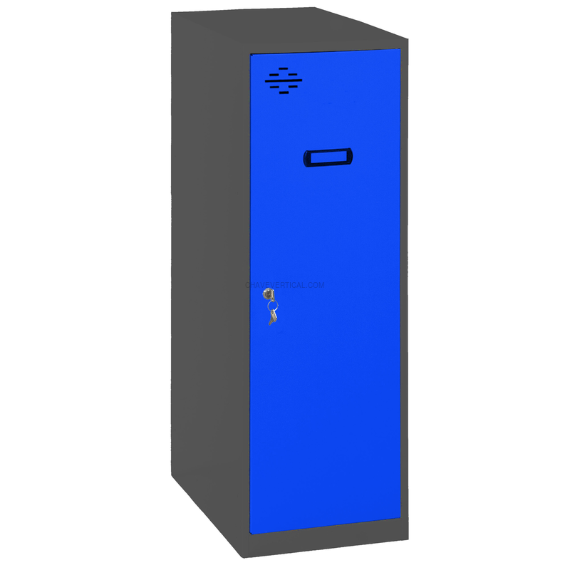 Cacifo Metálico SIMONLOCKER Montado Individual MINI 915X300X500 mm AN/Azul