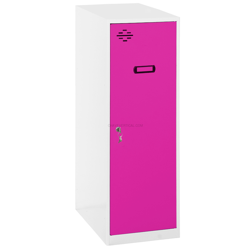 Cacifo Metálico SIMONLOCKER Montado Individual MINI 915X300X500 mm Branco/RO