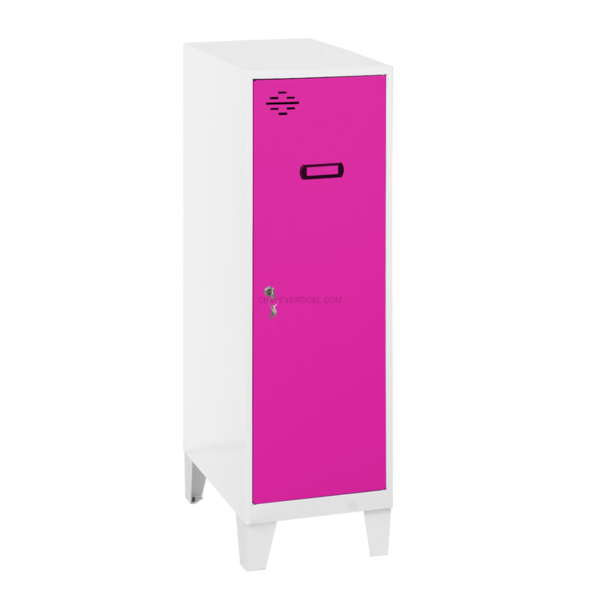 Cacifo Metálico SIMONLOCKER Montado Individual MINI 915X300X500 + Pés Branco/RO - 1015 x 300 x 500 mm